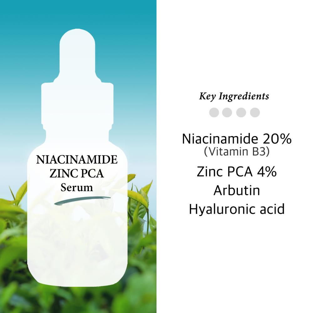 Cos De BAHA NZ Niacinamide 20% Zinc PCA 4% Pore Refining Serum 30ml
