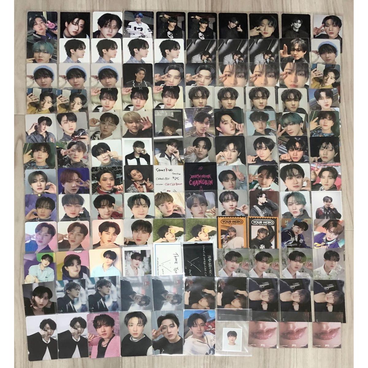 Used StrayKids Sukizu Changbin Trading Card Set of 120 Bulk Sale
