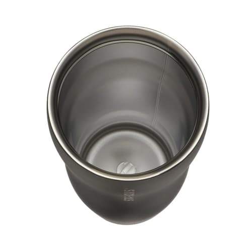 Starbucks Carved Recycled Stainless Steel Bottle, Matte Black, 355ml (2024 Model), 550919