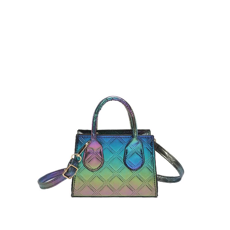 Spring New Fashionable Casual One-shoulder Simple and Beautiful Handbag Women's Crossbody Bag Commuting Small Square Bag
