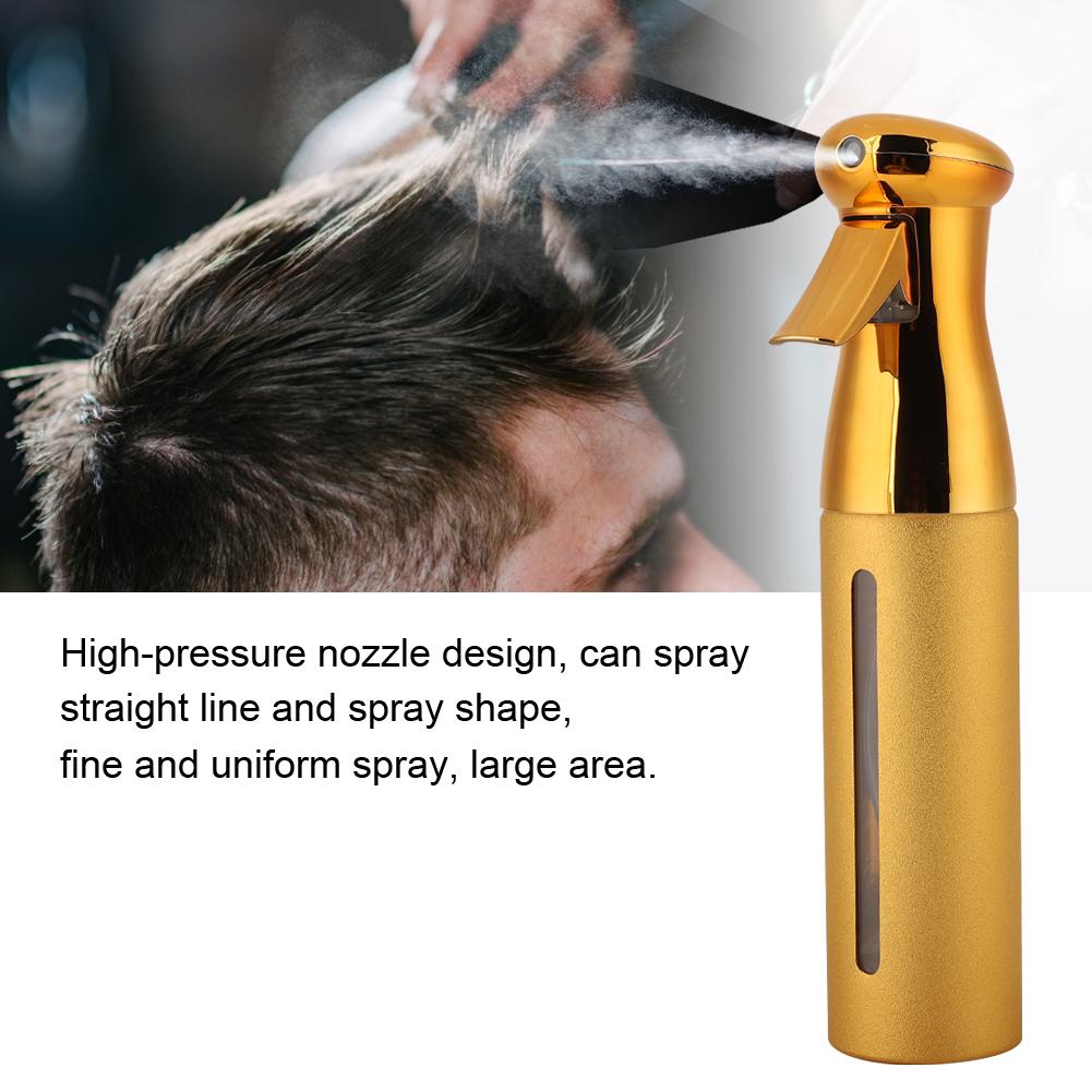 250ml Hairdressing Spray Bottle Salon Barber Hair Tools Fine Mist Sprayer Styling ToolsGold