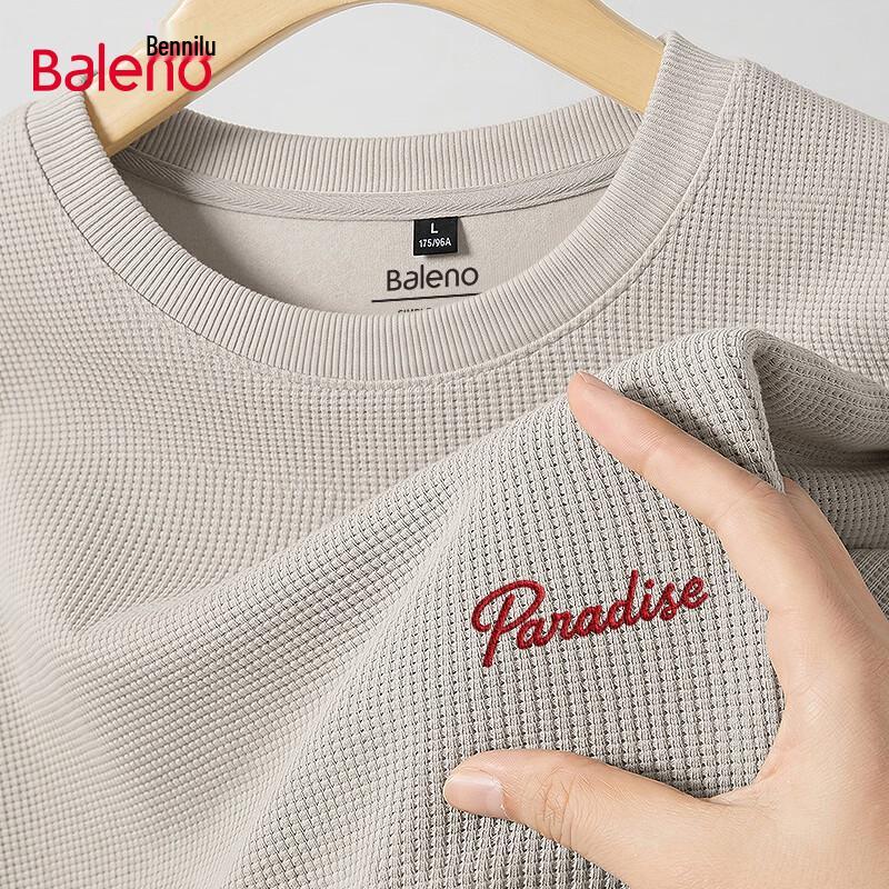 Baleno Men's Loose-Fit Anti-Pilling Round Neck Sweatshirt