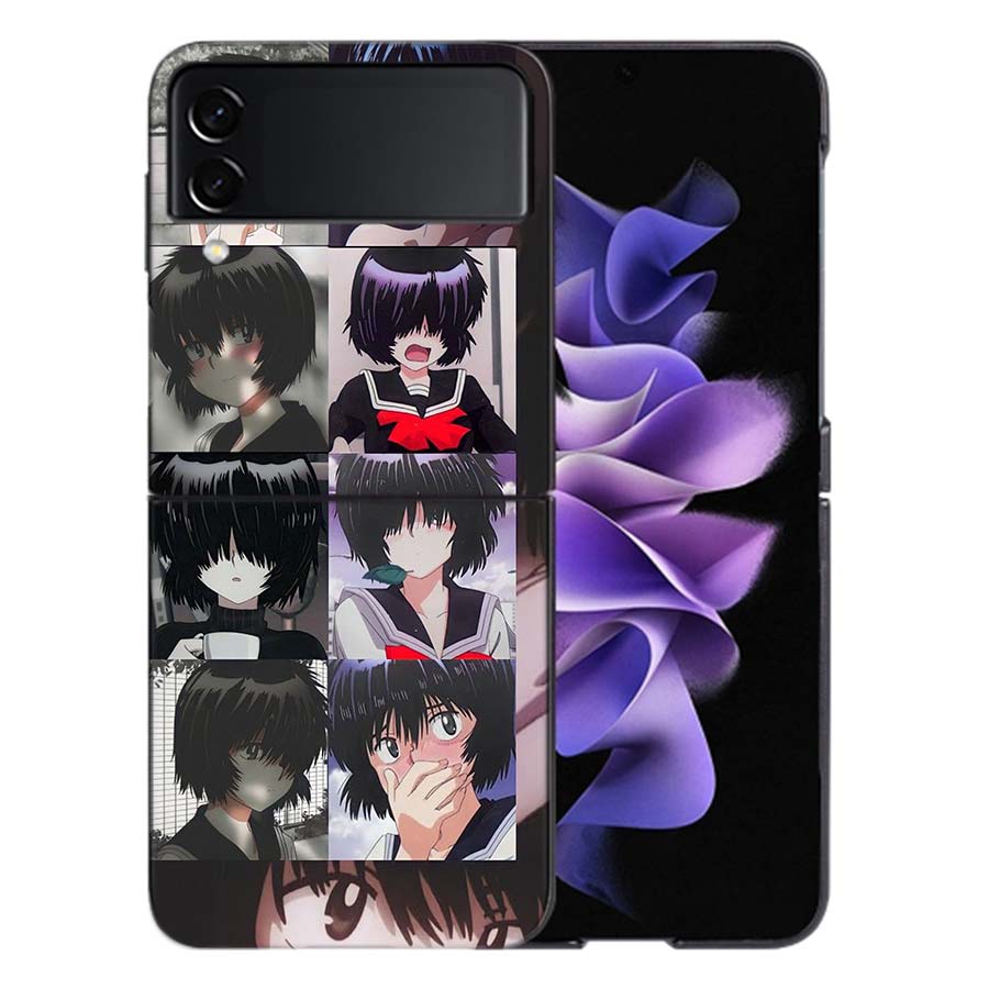 Urabe Mikoto Coque For Samsung Z Flip7 6 Galaxy Case Shockproof Z Flip5 Z Flip3 4 5G Hard Cover Phone TPU PC Hard Funda