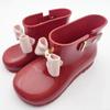 Scarpe da Pioggia per Bambini Scarpe da Acqua Antiscivolo Stivali da Pioggia con Fiocco Decorativo per Bambine Stivali da Pioggia in Gomma Cartoni Animati Quattro Stagioni