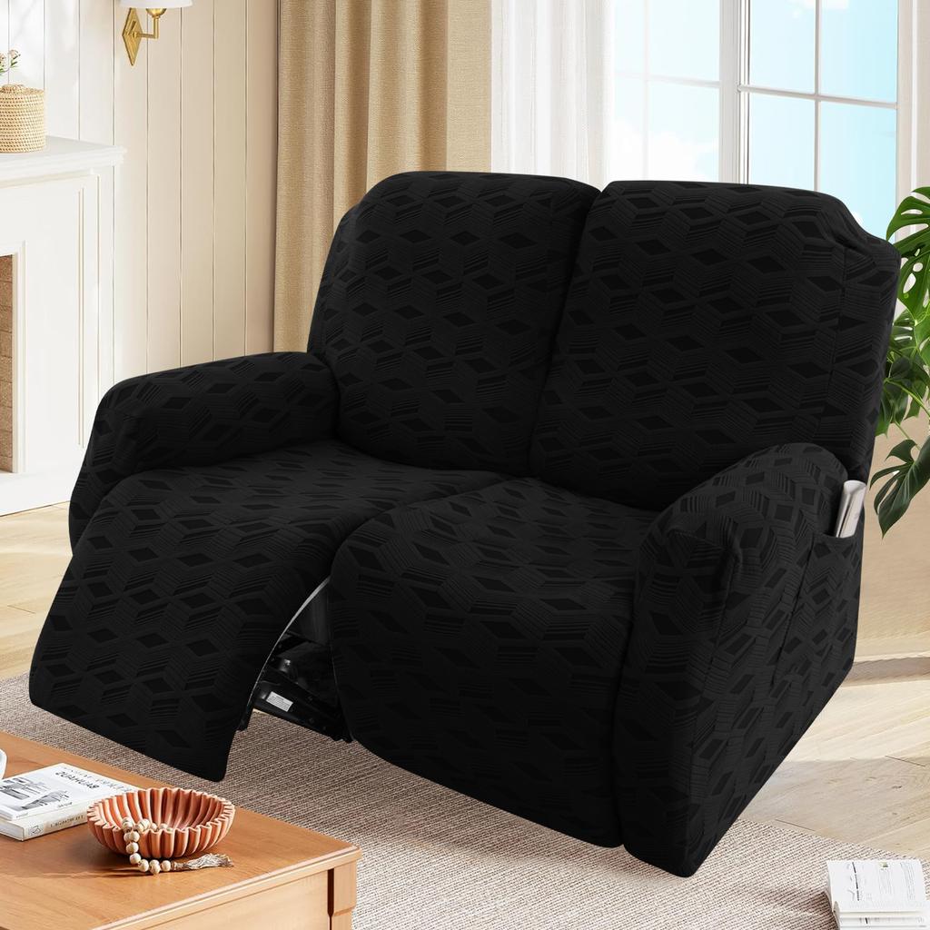 Elastic Jacquard Armchair Chair Cover 2 Seater 6pcs/set Recliner Sofa Cover for Living Room Relax Slipcover Protector
