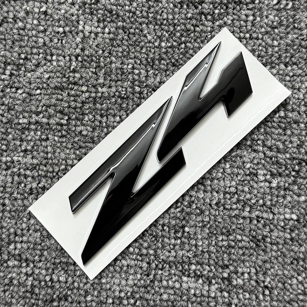 1Pc Z4 3D Letter Trunk Badge Rear Car Emblem Sticker Decal (Gloss Black)