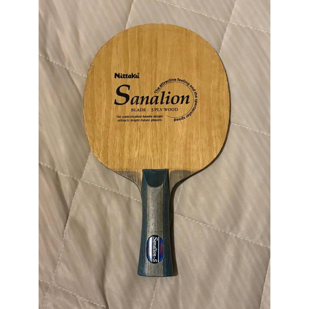 Used Nittaku Sanalion-S Table Tennis Racket 5 Plywood