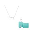 TIFFANY & CO . Infinity Serie 925 Sterling Silber Halsketten Damen Silber 37725951