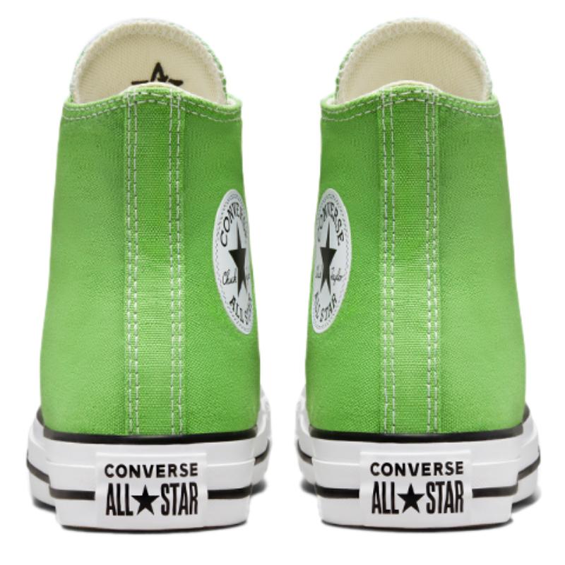 Converse Chuck Taylor All Star Trendy High-Top Canvas Shoes Unisex Green and White