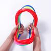 10Pcs Colorful Connectable Lattice Jump Rings 10 Connectors Kids Outdoor Physical Training Park Play Sport Toy Boys Girls