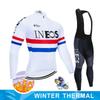 Traje de Ciclismo Térmico de Manga Larga Body de Invierno con Forro Polar Esquí Patinaje Pesca Senderismo Deportes al Aire Libre Unisex