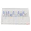 10pcs Nails Drill Bits Rotatable With Storage Case Tungsten Steel Nail Grinding Head Sets