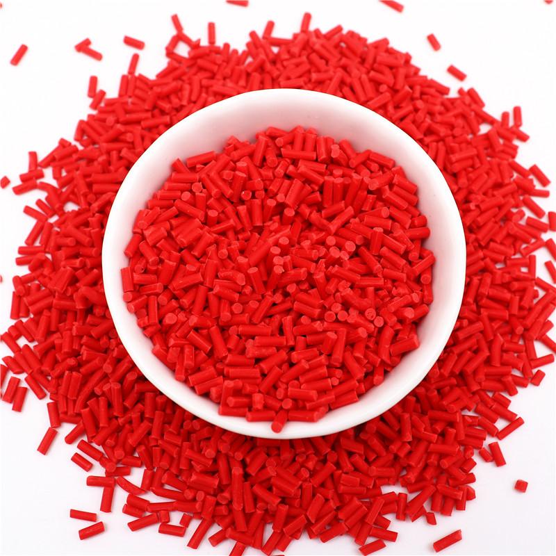 50g/lot Mix Colourful Cylindrical Strip Candy Polymer Clay Slices Sprinkles for DIY Nail Arts Kids  And Slime Filling