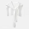 Women's Air-Conditioned Shawl: Spring/Autumn Knit Wrap, Internet Celebrity Summer Shirt, Knot Woolen Scarf, Small Shoulder Cover, Skirt Accessory