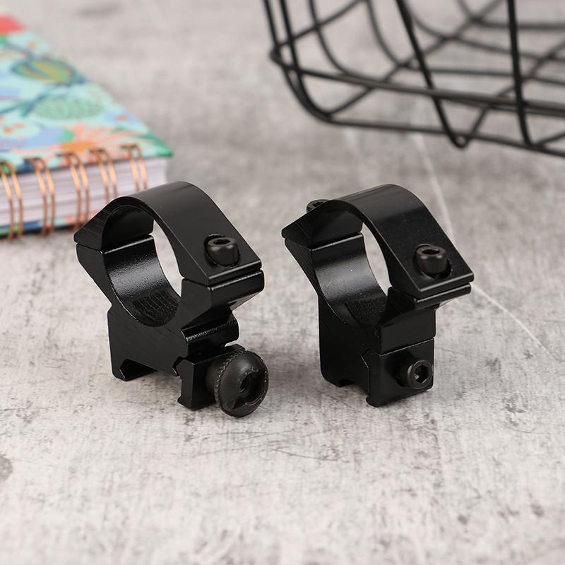 2Pcs Hunting Rifle Scope Mounts Ring For Dia 25.4Mm Tube Scopes 11Mm 20Mm Dovetail Picatinny Rail Tactical Flashlight Mount