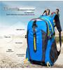 Men's Water-Resistant Lightweight Mountaineering Backpack - High Capacity, Durable, Dual-Shoulder Design for Outdoor and Casual Sports
