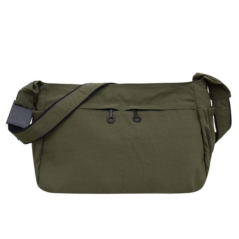 

Водонепроницаемая нейлоновая тканевая сумка Большая вместительная сумка-тоут Модная новая повседневная спортивная одноплечевая сумка через плечо Сумка 34x18x23