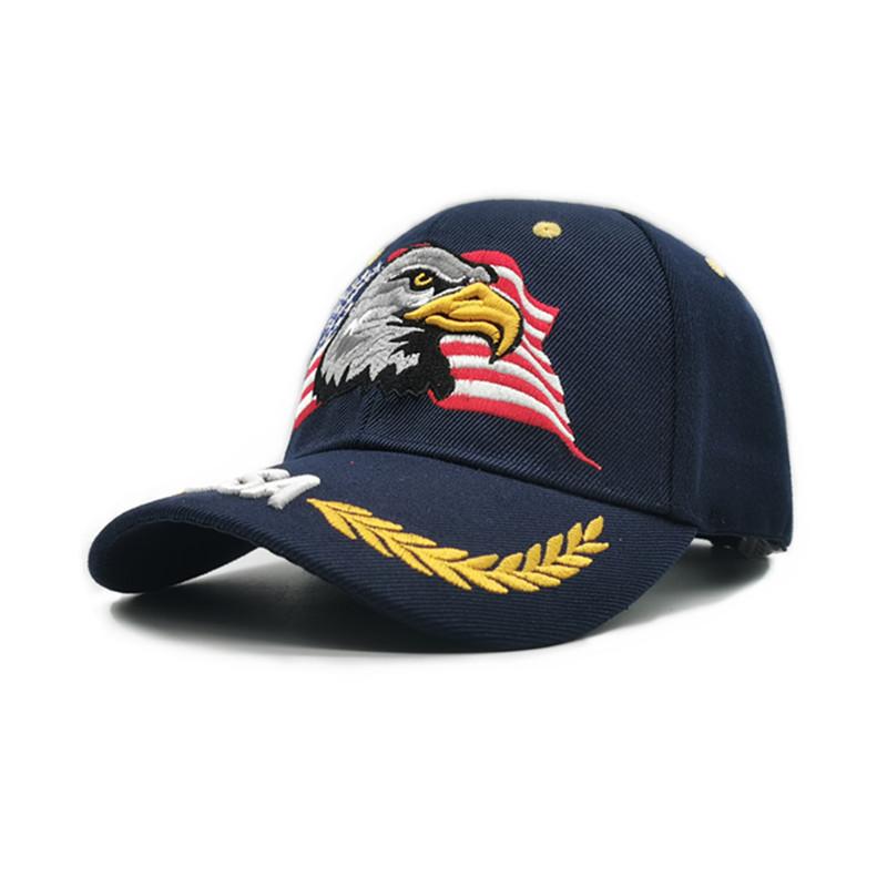 

Unisex Usa Eagle Embroidery Baseball Caps Outdoor Adjustable Spring And Autumn Casual Sunscreen Hat