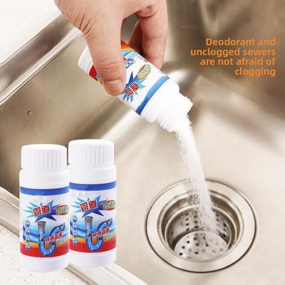 Sewer Pipe Cleaner Dissolve Hair, Deodorize, Suitable for Toilet and Bathroom Drains
