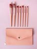 7-Piece Makeup Brush Set with Travel Pouch