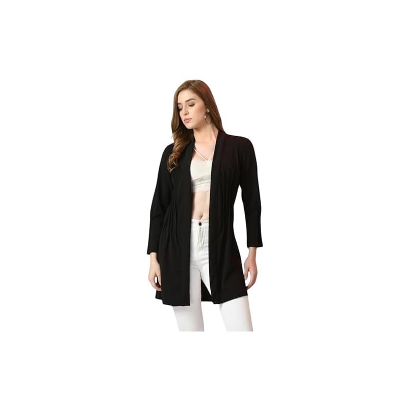 Iuga WomenS Long Shrug Front Open Casual Wear