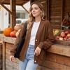 Giacca Casual Trendy Colorata da Donna a Manica Lunga per l'Uso Quotidiano