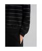 8SECONDS Striped Knit Pullover Black