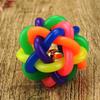 Pelota de Goma Colorida Juguete para Gato Mascota con Cascabel Pequeño para Ejercicio Interactivo Divertido