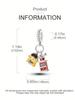 Coffee Beans Coffee Machine Beads Charm Copper Plated Fit Charms Copperoriginal Bracelet For Jewelry Making Diy Charm