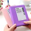 Colors Card Holder 64Pockets Card Stock Picture Case Binders Albums Photo Album Mini Photo Album