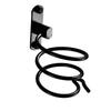 Space Aluminum Wall-Mounted Hair Dryer Holder - Punch-Free Bathroom Storage Rack