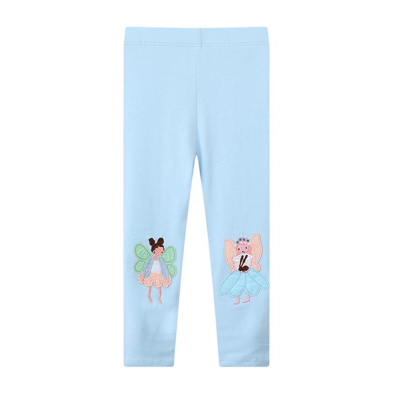 European Style Slim-Fit Long Leggings for Baby Girls - Spring & Fall 2026 5T/100-110cm