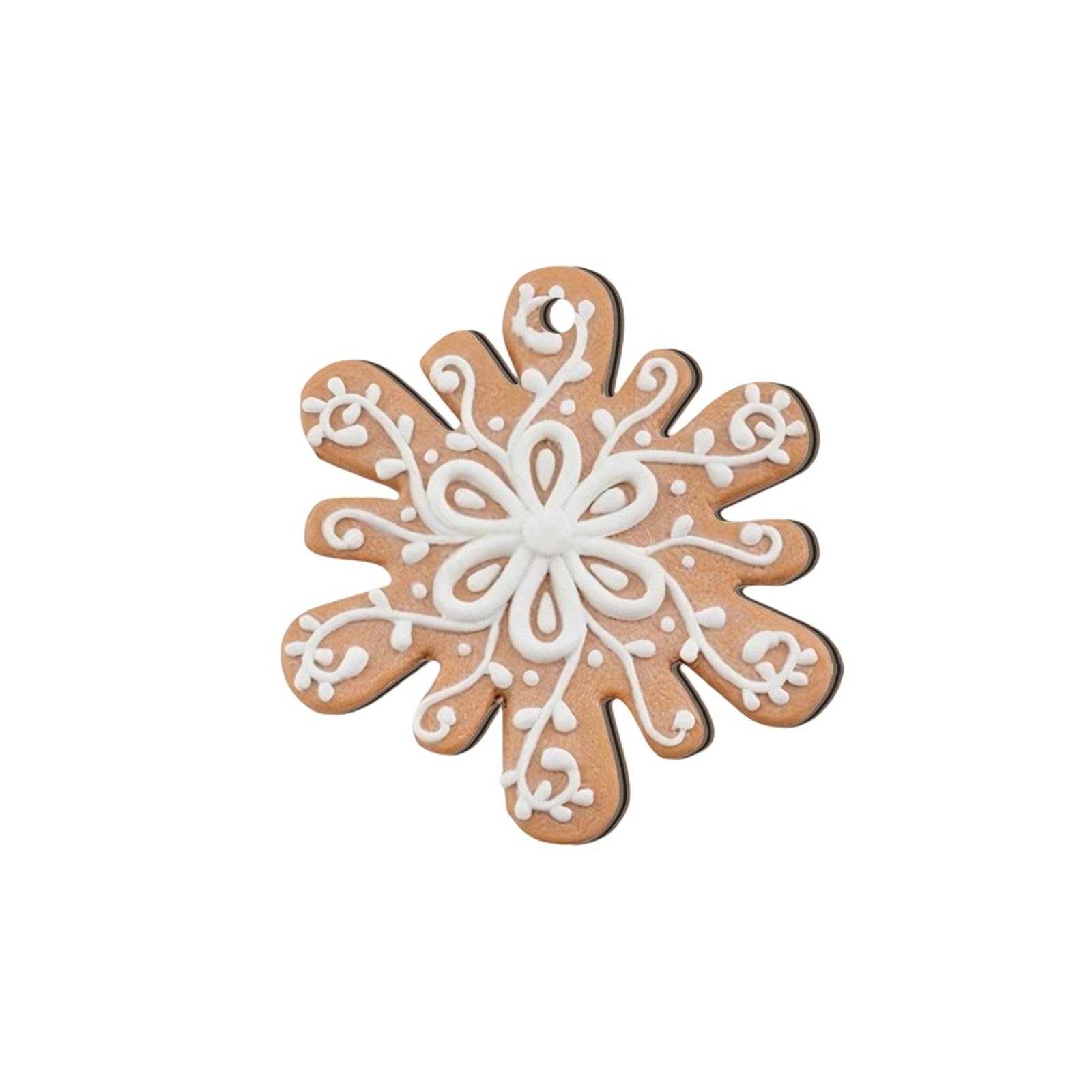 

Рождественские украшения Деревянные подвески в виде снежинок и звезд Деревянные подвески для рождественской елки One Size