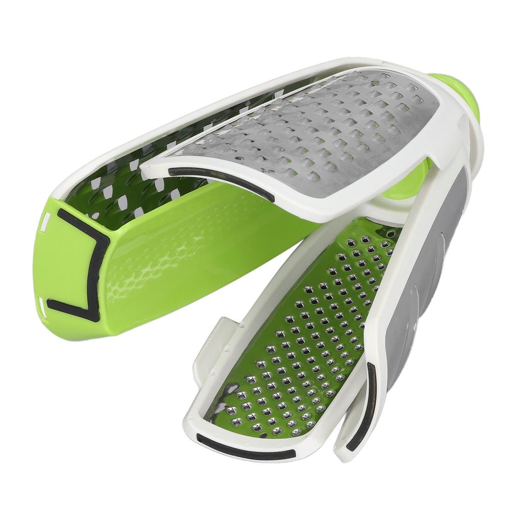 Vegetable Cutter 4 In 1 Multifunctional Stainless Steel Portable Lightweight Easy Operation Veggie ChopperGreen