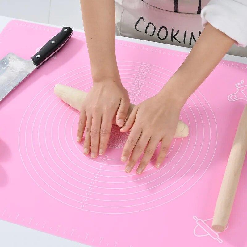 Acquista Tappetino ispessente in silicone antiaderente Tappetino per stendere l'impasto Pasticceria Torta Bakeware Pasta Farina Foglio da tavolo in Italia a partire da 3.27