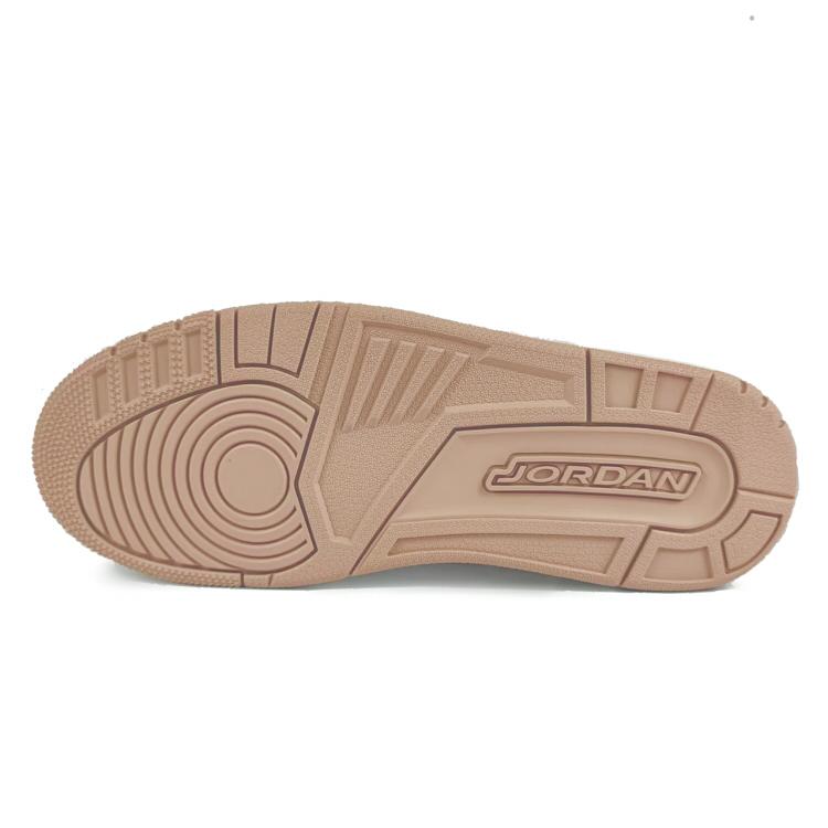 Jordan Courtside 23 Textile, Split Cow Leather Abrasion Resistant Mid top Vintage Basketball Shoes Men's Brown White FQ6860-121(Team352-)