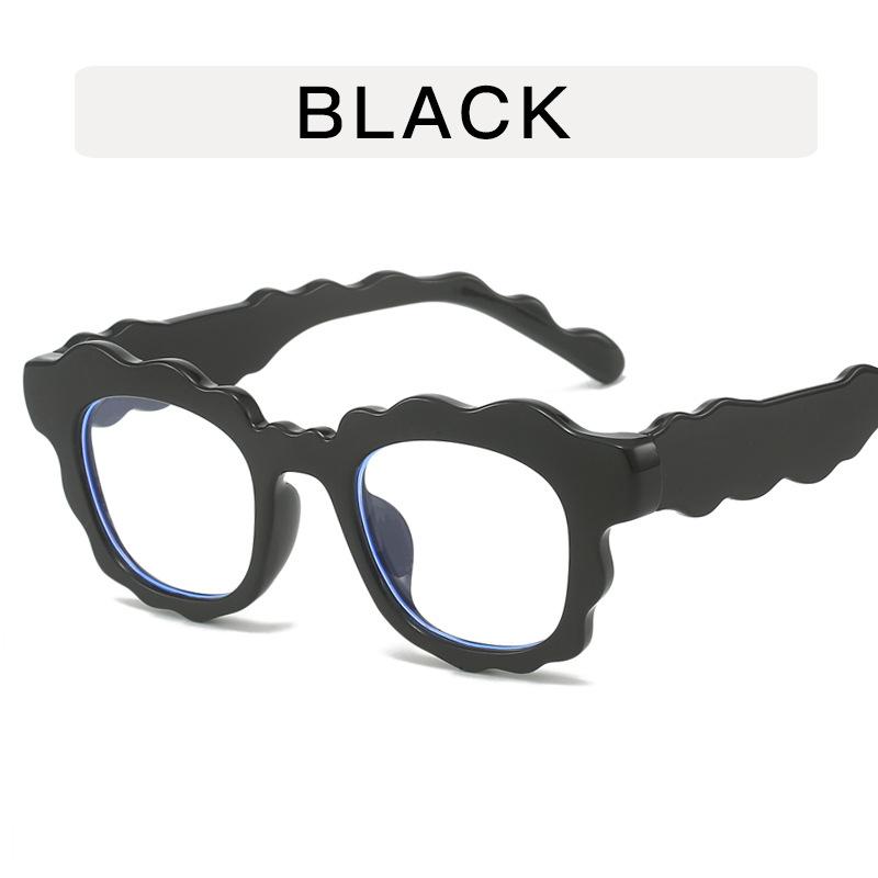 Square Women Men Sunglasses Rectangle Designer Flower Sun Glasses Male Retro Black Lens Driving Fishing Cloud Eyewear