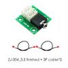 3.5MM Headphone Audio Signal Adapter To 2.54 3P Terminal Lead for Amplifier Cabinet DIY Wiring BoardGood Product