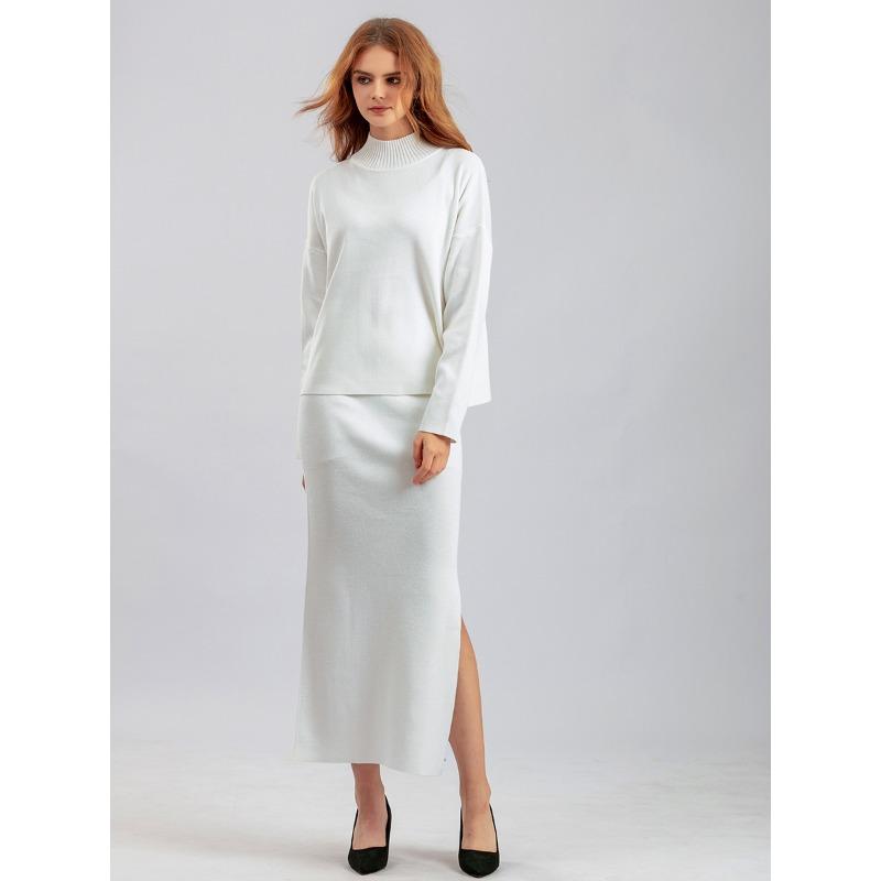 Candy Color Autumn New Casual Loose Fashion Dress Two-piece Set