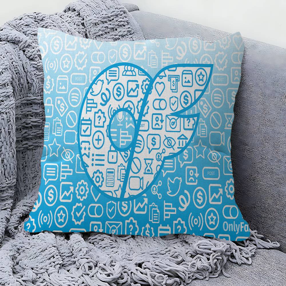 Adult O-OnlyFans Pillow Cover for Bedroom Room and Living Room Sofa Decorative Cushion Cover