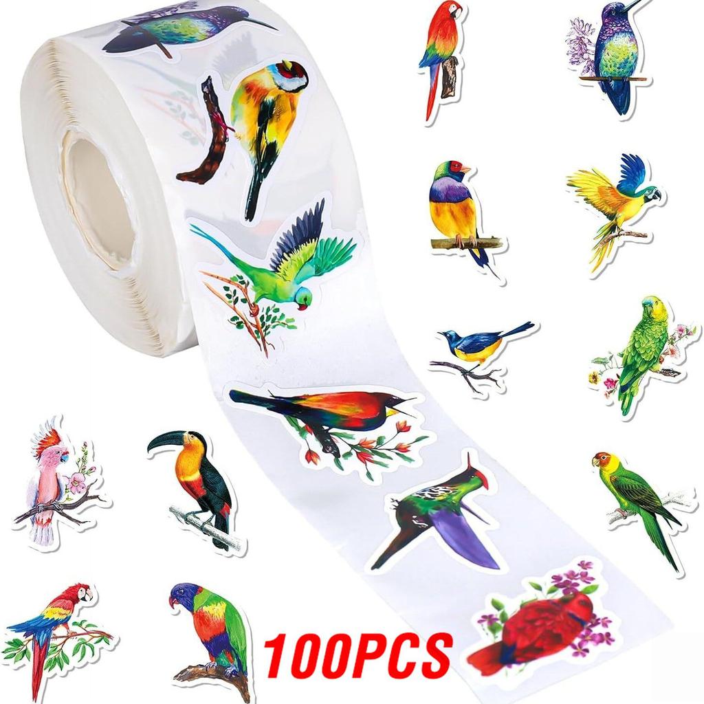 100-500Pcs High-Quality Colorful High-Quality Birds High-Quality Animals High-Quality Carraffiti High-Quality Stickers Self-assembly High-Quality
