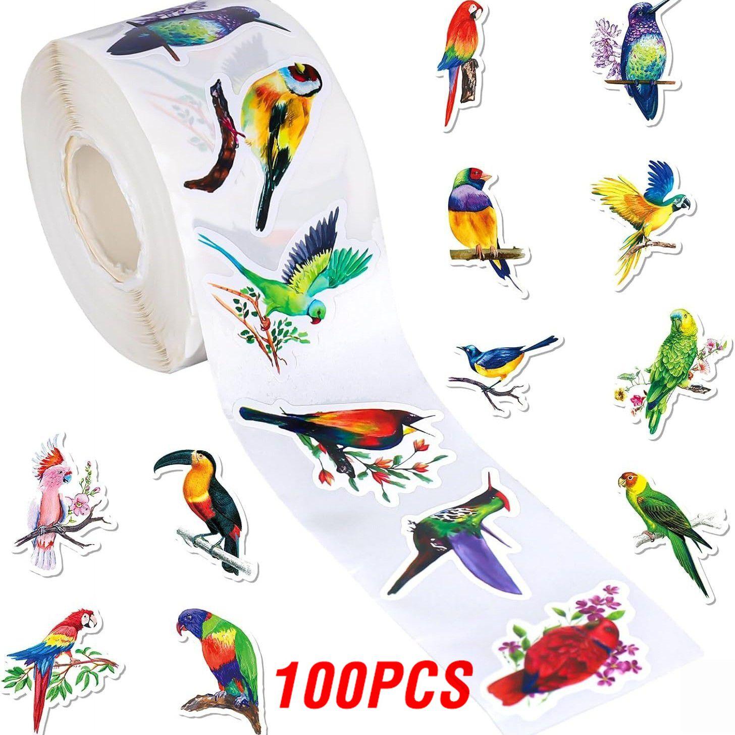 100-500Pcs High-Quality Colorful High-Quality Birds High-Quality Animals High-Quality Carraffiti High-Quality Stickers Self-assembly High-Quality