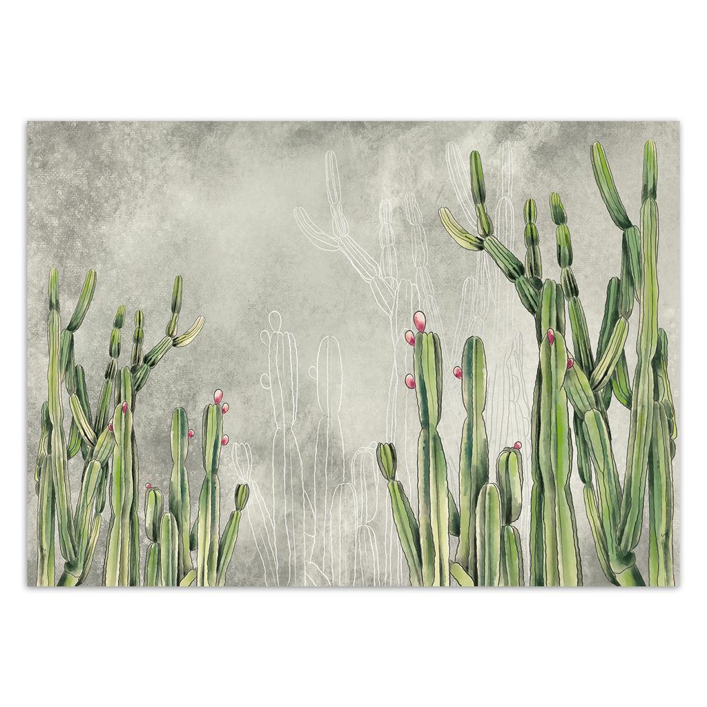Wallpaper Large Desert Cactus