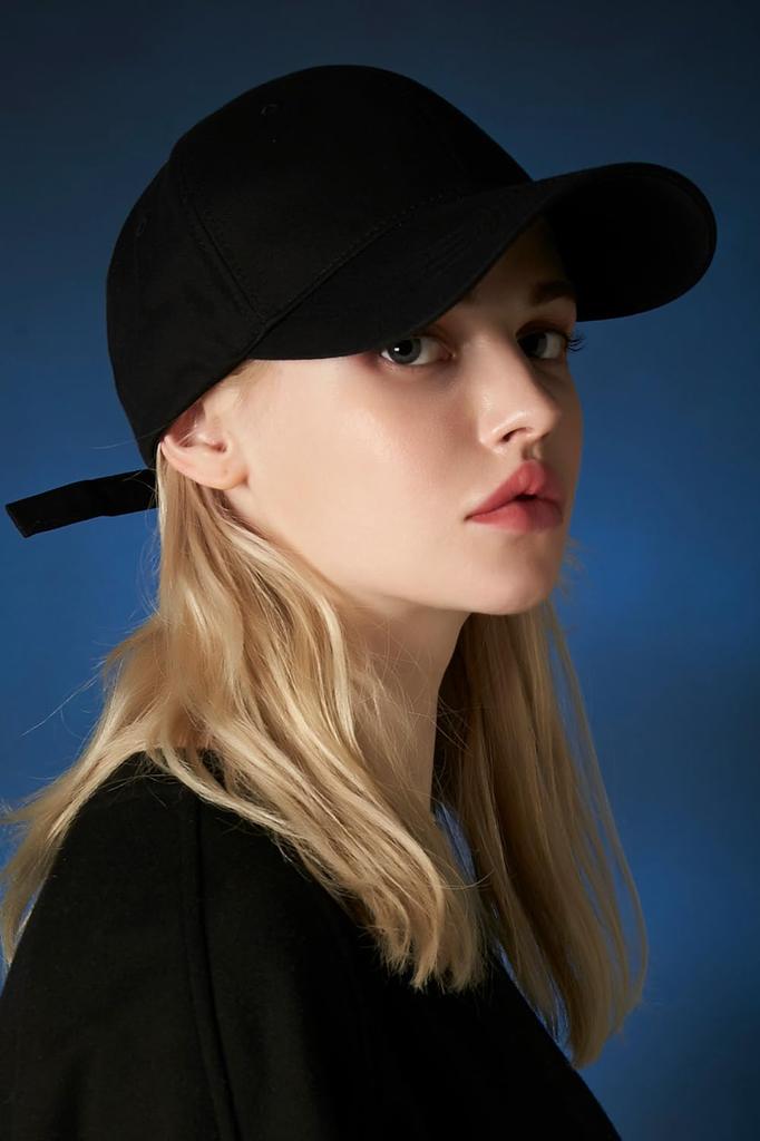 Stud Logo Over Fit Ball Cap Black [VARZAR]