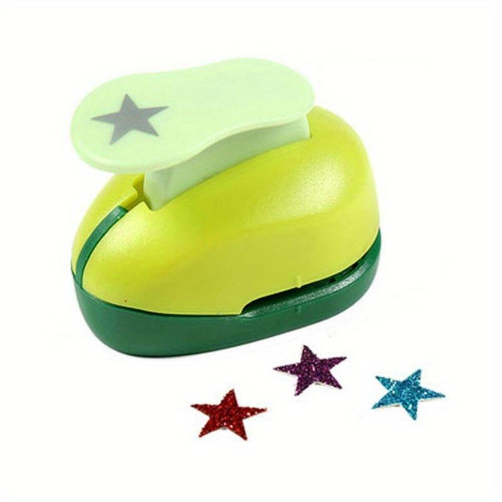 1PC zufällige Shell Farbe Stern Form Handwerk Locher Papierschneider Scrapbooking Schule Puncher Prägewerkzeug