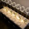 Bobo Balloons with LED Lights Transparent Glowing Bubble Balls for Wedding Birthday Decorations, Party Supplies