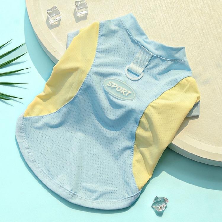 Cooling Pet Vest For Dog Cats Breathable Polyester Loose Fit Pet Clothing for Pet Outdoor Activity All Breeds Wear