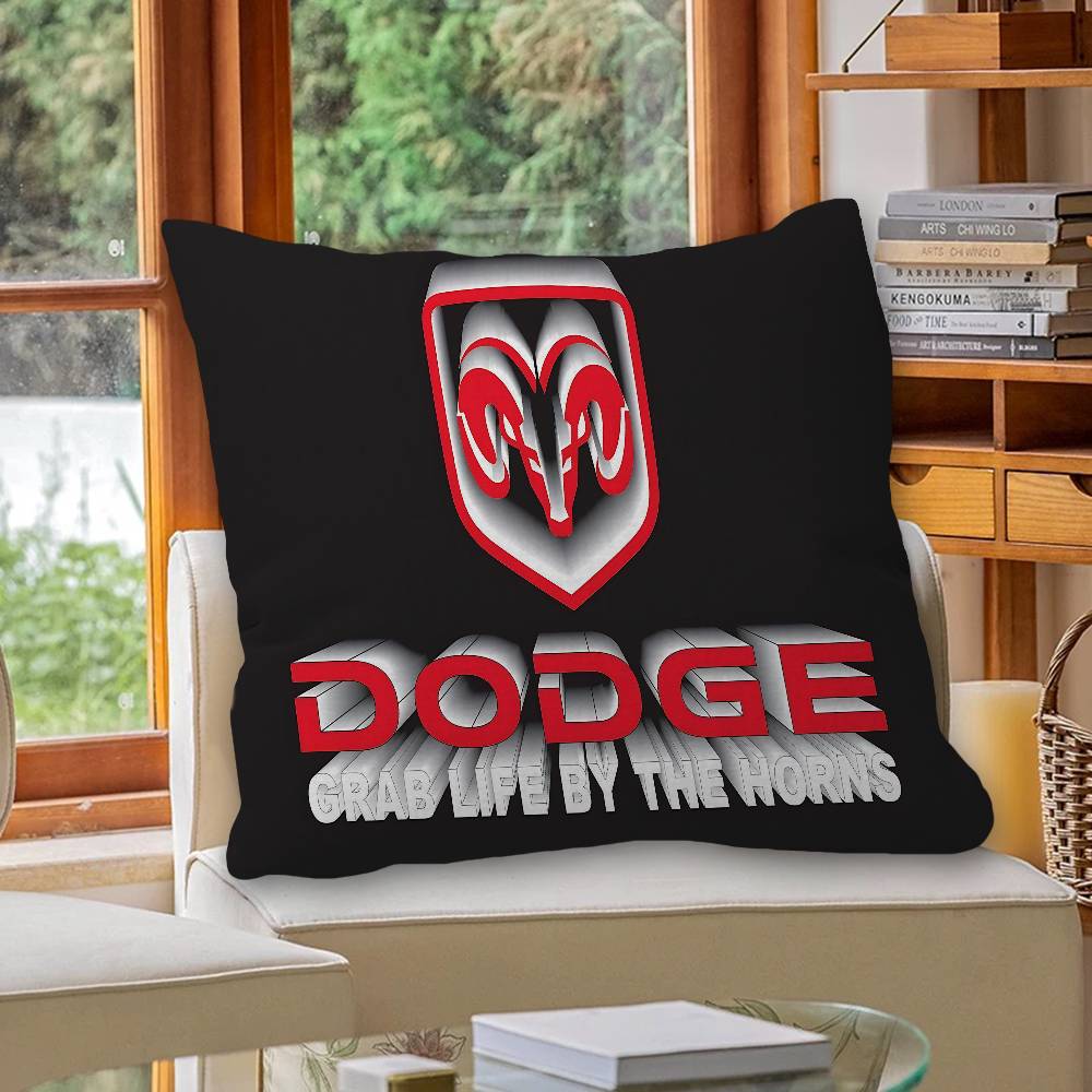 D-Dodges Auto Brand Pillowcase toon Gift Cushion Cover Bedroom Home Sofa Chair Seat Decor pillow case