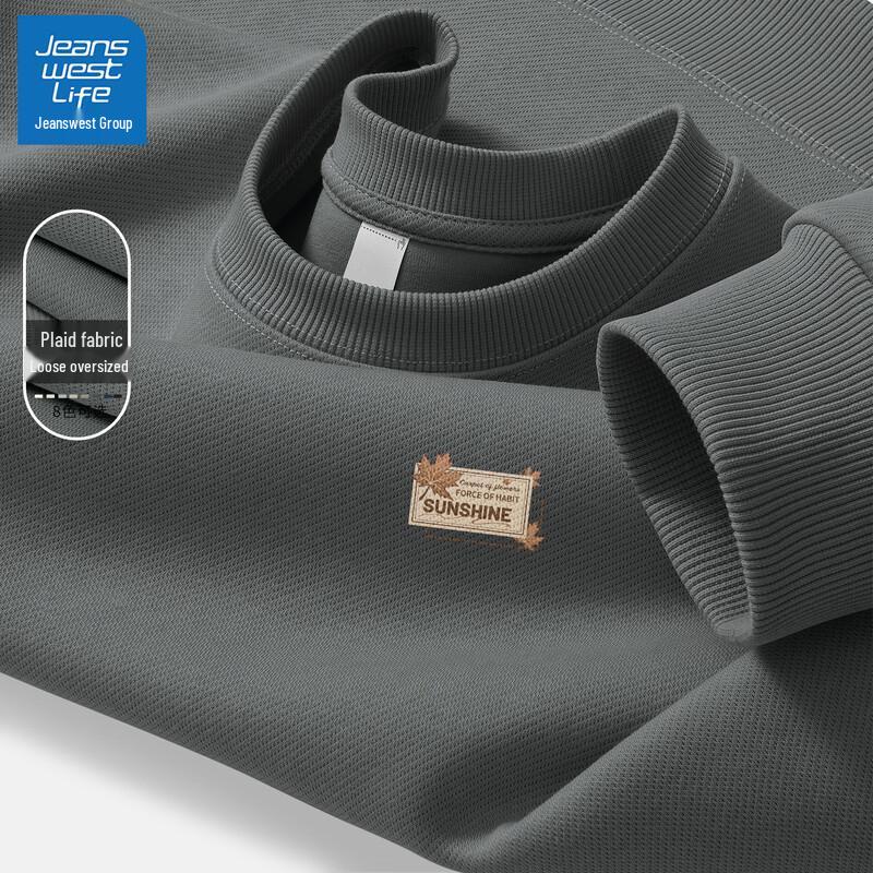 JEANSWEST LIFE Men s Casual Graphic Crewneck Sweatshirt 3XL