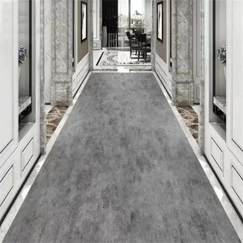 Estilo chinês corredor tapete hotel escadas antiderrapante tapetes de entrada casa personalizado corredor longo tapete
